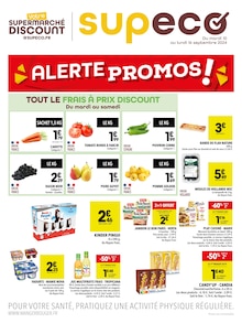 Prospectus Supeco en cours, "ALERTE PROMOS !", page 1 sur 2