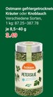 Gefriergetrocknete Kräuter Angebote von Ostmann bei GLOBUS Halle für 3,49 €