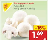 Champignons weiß im Angebot bei Netto Marken-Discount in Chemnitz Champignons weiß Angebote von Markttag bei Netto Marken-Discount Chemnitz für 1,69 €