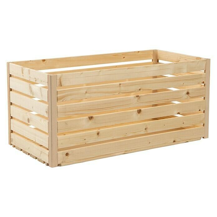 BAUHAUS Mosbach - HolzZollhaus Holzkiste A 1/1 (35 x 70 x 35 cm, Gehobelt, Natur) HolzZollhaus Holzkiste A 1/1 (35 x 70 x 35 cm, Gehobelt, Natur) Angebot bei BAUHAUS Mosbach im Prospekt Top Angebote