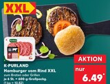 Hamburger vom Rind XXL Angebote von K-PURLAND bei Kaufland Ahlen für 6,49 €