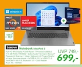 Notebook IdeaPad 3 im Angebot bei EP: in Ludwigshafen Notebook IdeaPad 3 Angebote von Lenovo bei EP: Ludwigshafen für 699,00 €