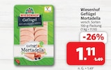Geflügel Mortadella bei nah&frisch im Lengerich Prospekt für 1,11 €