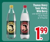 Tonic Water im EDEKA Prospekt Tonic Water von Thomas Henry im aktuellen EDEKA Prospekt für 1,99 €