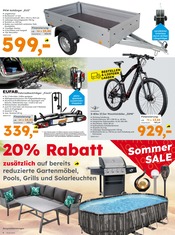 Fahrrad im Globus-Baumarkt Prospekt in Hamburg Aktueller Globus-Baumarkt Prospekt mit Fahrrad, "Immer eine Idee besser", Seite 4