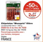 Monoprix Épinal - Chipolatas filière Promo Chipolatas filière dans le catalogue Monoprix Monoprix à Épinal