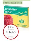 Zink + C Typ Himbeere bei LINDA Premiumapotheke im Bad Harzburg Prospekt für 6,65 €