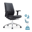 Promo Fauteuil de bureau  Sherman noir à 284,25 € dans le catalogue Bureau Vallée à Verel-de-Montbel