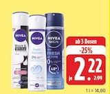 Deospray Angebote von NIVEA bei EDEKA Fürth für 2,22 €