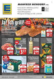 Bitburger im EDEKA Prospekt "Aktuelle Angebote" mit 24 Seiten (Kamp-Lintfort)
