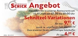 Schnitzel-Variationen Angebote von Schick bei Wohn Schick Reutlingen für 4,30 €