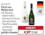 METRO Kassel - Riesling Sekt trocken Angebot im Prospekt Riesling Sekt trocken bei METRO im Kassel Prospekt für 5,94 €