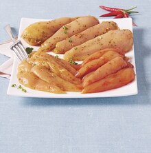 Super U Mazeley - AIGUILLETTE OU FILET DE POULET MARINE Promo AIGUILLETTE OU FILET DE POULET MARINE dans le catalogue Super U Des prix qui tombent vraiment bien ! à Mazeley