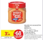 Intermarché Super Croix - Promo Beurre de cacahuètes creamy Promo Beurre de cacahuètes creamy à 1,11 € dans le catalogue Intermarché Super à Croix