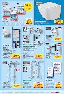 Duschhocker Angebot im toom Baumarkt Prospekt, gültig von 12.10.2026 bis 24.10.2026 Duschhocker Angebot im aktuellen toom Baumarkt Prospekt auf Seite 21