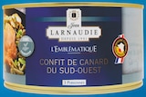 Confit de canard du sud-ouest l'emblématique - Jean Larnaudie - Intermarché à Ermont Confit de canard du sud-ouest l'emblématique - Jean Larnaudie en promo chez Intermarché Ermont à 11,87 €