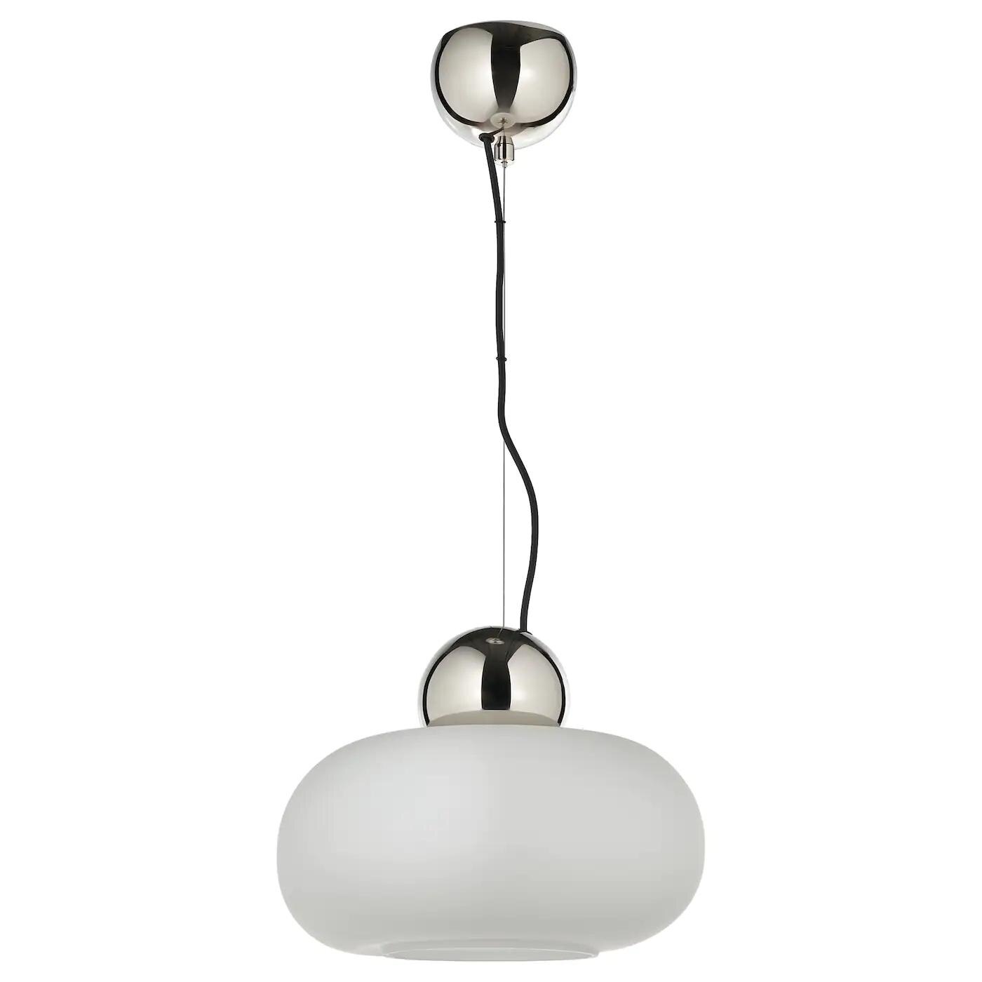IKEA Würzburg - Hängeleuchte verchromt/opalweiß Glas Hängeleuchte verchromt/opalweiß Glas Angebot bei IKEA Würzburg im Prospekt Viele tolle Preise zum Träumen