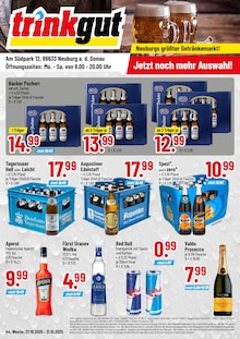 Aktueller Trinkgut Prospekt für Neuburg (Donau) und Ungebung,  Seiten zum blättern Trinkgut Prospekt Neuburgs größter Getränkemarkt! mit  Seiten in Neuburg (Donau) und Umgebung