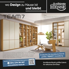 Möbel & Einrichtung Prospekt von Ambiente by Hesse in Wietzendorf Aktueller Ambiente by Hesse Möbel & Einrichtung Prospekt für Wietzendorf: Ambiente by HESSE mit 8} Seiten, 08.09.2025 - 21.09.2025
