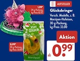 Gluecksbringer im ALDI SÜD Prospekt Glücksbringer Marzipan-Hufeisen im aktuellen ALDI SÜD Prospekt für 0,99 €