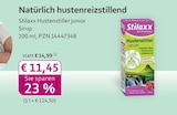 mea - meine apotheke - Hustenstiller junior Angebot im Prospekt Hustenstiller junior bei mea - meine apotheke im Prospekt "" für 11,45 €