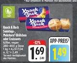 Sonntags-Mehrkorn-Brötchen Angebote von Knack & Back bei EDEKA Amberg für 1,49 €