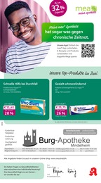 Aktueller mea - meine apotheke Apotheken Prospekt für Mindelheim: Unsere Juni-Angebote mit 4} Seiten, 01.06.2026 - 30.06.2026