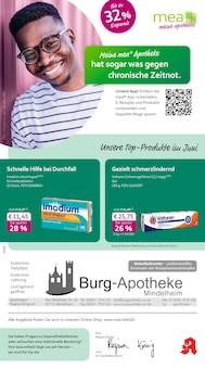mea - meine apotheke Prospekt der KW 24 "Unsere Juni-Angebote" Aktueller mea - meine apotheke Prospekt "Unsere Juni-Angebote" Seite 1 von 4 Seiten