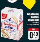Qualitäts Weizen Mehl im Angebot bei EDEKA in Nürnberg Qualitäts Weizen Mehl Angebote von Gut & Günstig bei EDEKA Nürnberg für 0,49 €