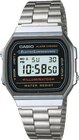 Casio  Armbanduhr A168WA-1YES (B x H) 36.30 mm x 38.60 mm Silber Gehäusematerial=Kunstharz Material (Armband)=Edelstahl Angebote bei Thalia Remscheid für 33,99 €