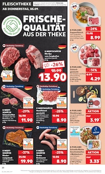 Steak im Kaufland Prospekt "Aktuelle Angebote" mit 52 Seiten (Karlsruhe)