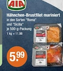 Hähnchen-Brustfilet mariniert von AIA im aktuellen V-Markt Prospekt für 5,99 €