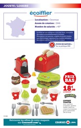 Prix et réduction Jeux et Jouets dans le prospectus Super U en cours Offre Jeux et Jouets dans le catalogue Super U du moment à la page 22