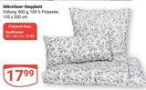 Aktuelle Spannbettlaken Angebote bei GLOBUS in Erfurt Aktuelles Mikrofaser-Steppbett Angebot bei GLOBUS in Erfurt ab 12,99 €