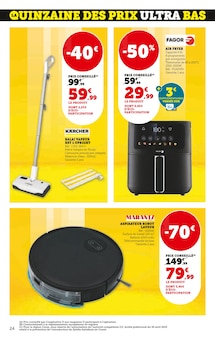 Promo Aspirateur dans le catalogue Super U du moment à la page 24