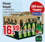 Pilsner Urquell Angebot im Trinkgut Prospekt Pilsner Urquell im Trinkgut Prospekt zum Preis von 16,99 €