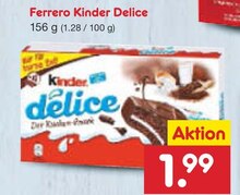Netto Marken-Discount Lahnstein - Kinder Delice Kinder Delice Angebot bei Netto Marken-Discount Lahnstein im Prospekt "Alles für Ostern"