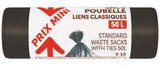 Sacs poubelle liens classiques - Prix Mini en promo chez Super U Sacs poubelle liens classiques - Prix Mini dans le catalogue Super U