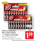 Alkaline Batterien Micro AAA (LR03) Angebote von Gut & Günstig bei E center Bietigheim-Bissingen für 1,59 €