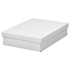 Kasten mit Deckel weiß 25x35x8 cm von FJÄDERHARV für 3,99 € bei IKEA im Angebot Kasten mit Deckel weiß 25x35x8 cm von FJÄDERHARV im aktuellen IKEA Prospekt