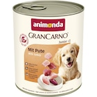 Aktuelles Animonda Dog Dose GranCarno Junior mit Pute 800 g Angebot bei Zookauf in Hagen (Stadt der FernUniversität) ab 2,49 €