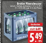 Mineralwasser im Angebot bei EDEKA in Hagen Mineralwasser Angebote von Brohler bei EDEKA Hagen für 5,49 €