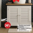 Meuble sous lavabo en promo chez Maxi Bazar Meuble sous lavabo dans le catalogue Maxi Bazar