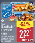 Backfisch-Stäbchen von Iglo im aktuellen ALDI Nord Prospekt