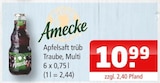 Apfelsaft trüb Traube, Multi bei Getränke Oase im Prospekt "" für 10,99 €