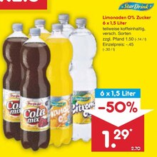 Netto Marken-Discount Neuwied - Limonaden Limonaden Angebot bei Netto Marken-Discount Neuwied im Prospekt "DU WILLST NÄRRISCH GÜNSTIG EINKAUFEN? DANN GEH DOCH ZU NETTO!"