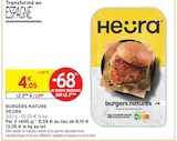Burgers Nature - HEURA en promo chez Intermarché Hyper Burgers Nature - HEURA dans le catalogue Intermarché Hyper