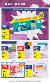 Promos Pampers dans le catalogue "LE MOIS DES SUPPORTERS" de Carrefour Pampers en promo dans le catalogue Carrefour à la page 49