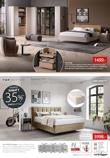Boxspringbett im aktuellen ZurbrĂĽggen Prospekt (Essen) Boxspringbett im ZurbrĂĽggen Prospekt "IHR EINRICHTUNGSHAUS DER EXTRAKLASSE" mit 53 Seiten (Essen)