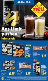 Whey Protein im Lidl Prospekt in Halle Aktueller Lidl Prospekt mit Whey Protein, "LIDL LOHNT SICH", Seite 40